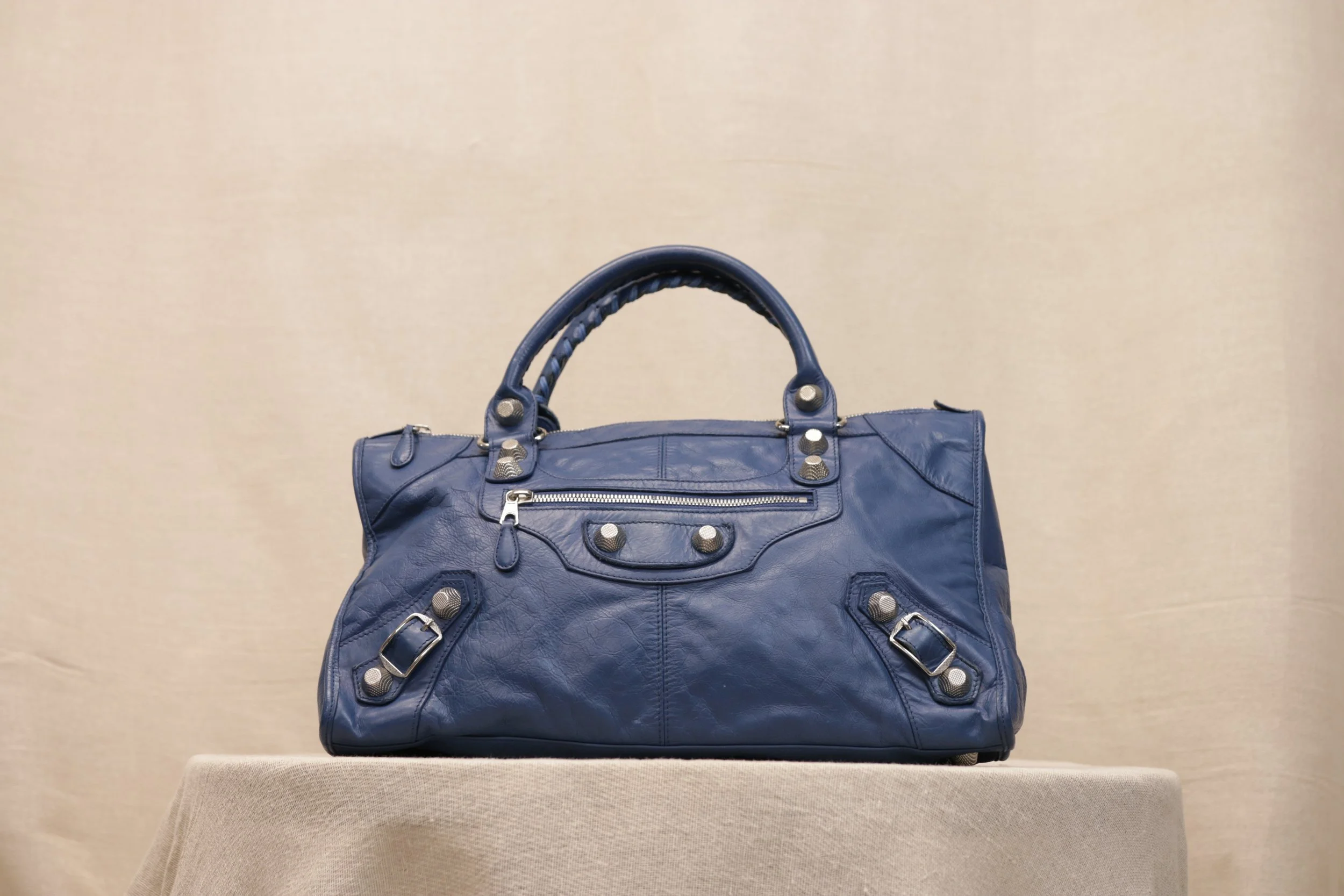 Balenciaga Giant Part-Time City Bag in Blue