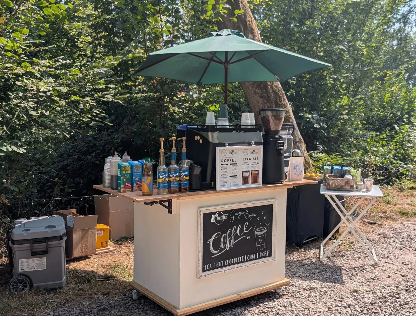 Set up anywhere - even in the woods!