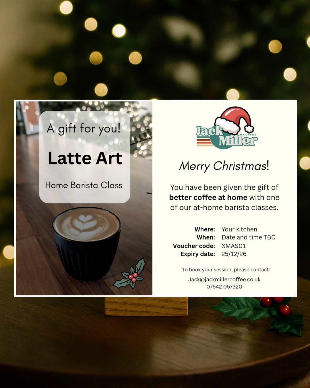 Home Barista Gift Voucher