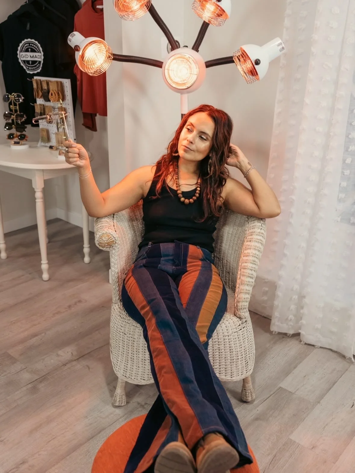 The Medusa Heating Lamp for hair.