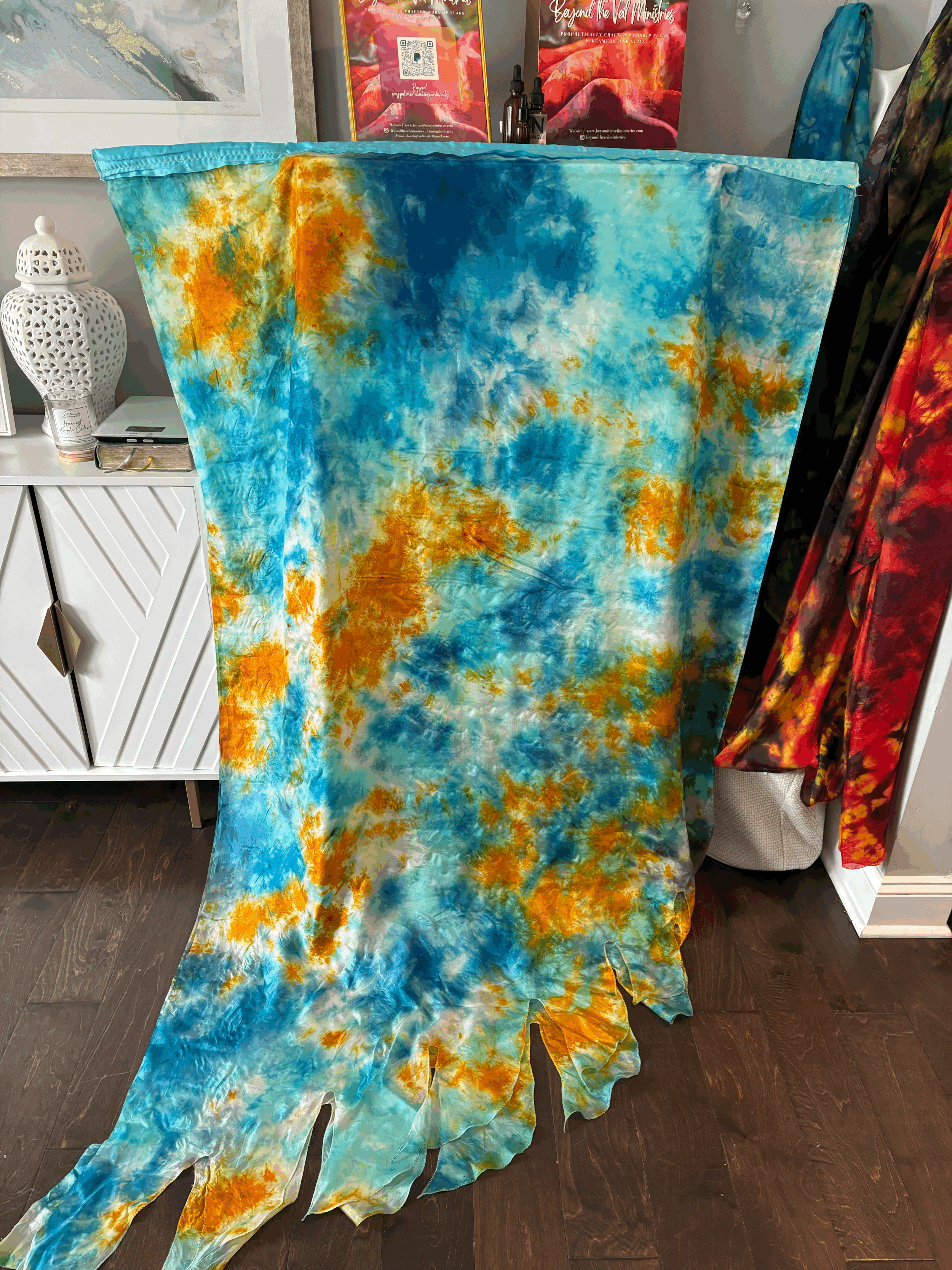 Heaven Come (Prophetic Silk Worship Flag)