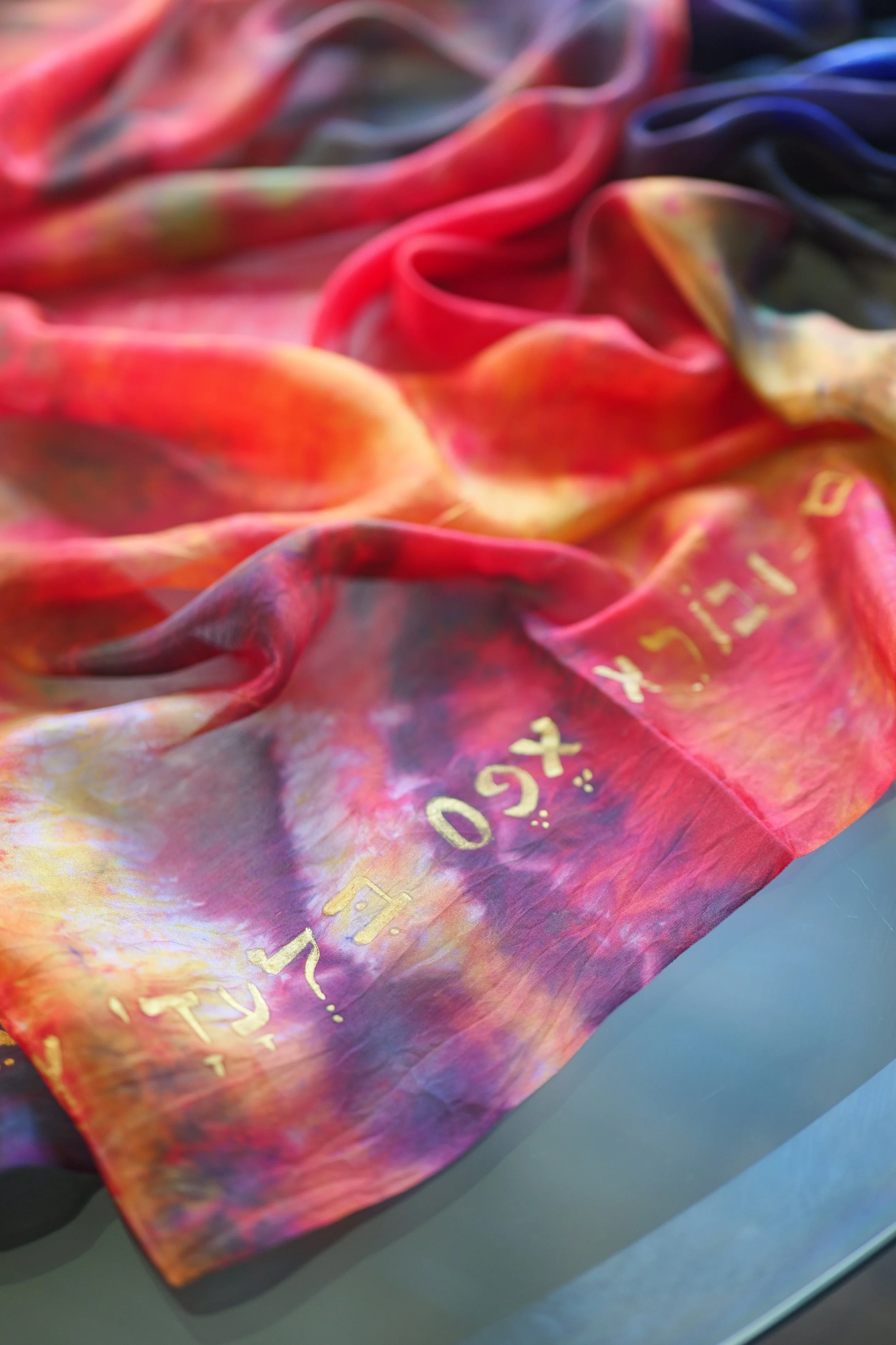 El Shaddai (The Lord God Almighty) Prophetic Silk Worship Veil/Prayer Mantle, (Isaiah 45: 4-7)