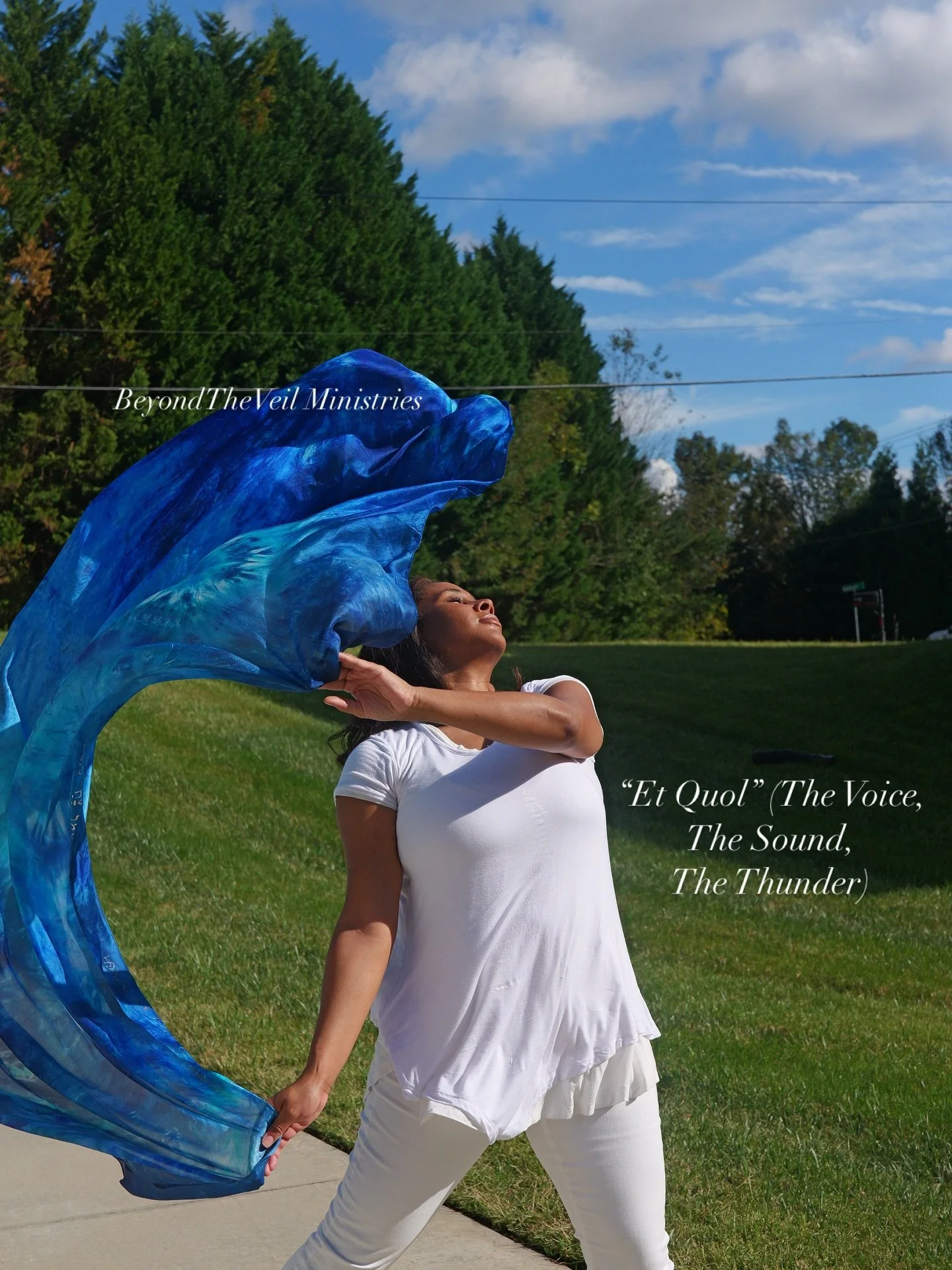 “Et Quol” (The Voice,The Sound,The Thunder)
The Voice of Yahweh Collection, prophetic worship veil, hand painted Hebrew scripture
The collection features an assortment of creations that depict the very voice of Yahweh…
“Th