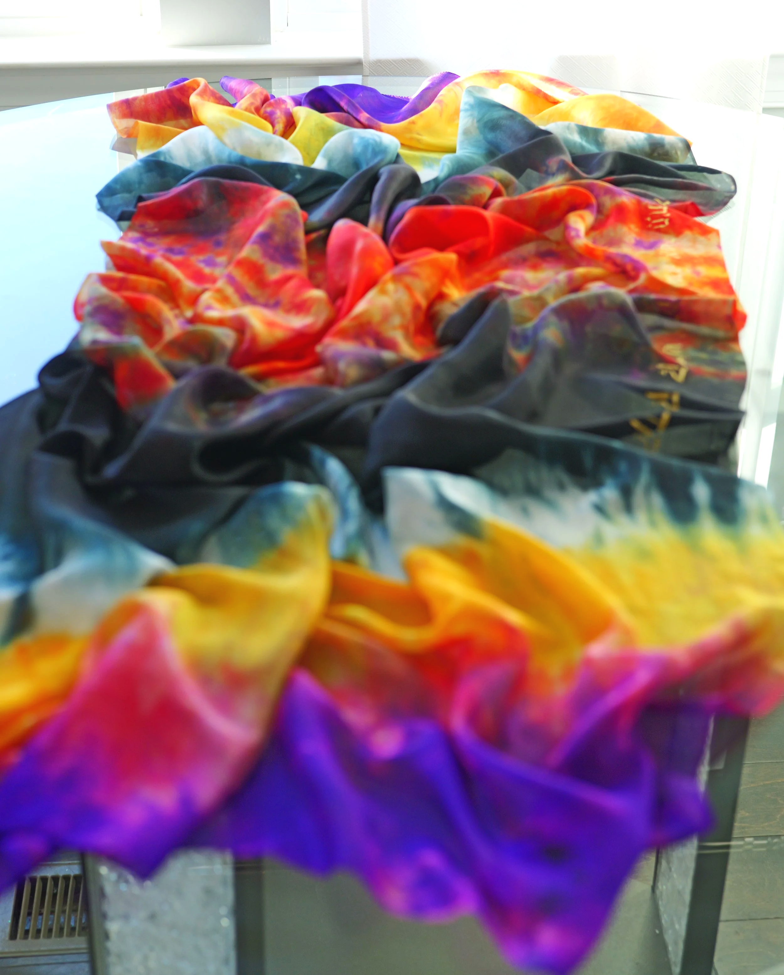 The Ascended King (Silk Worship & Prayer Mantle) Revelation 4:8. Depiction of the 4th Living Creature (The Eagle) 