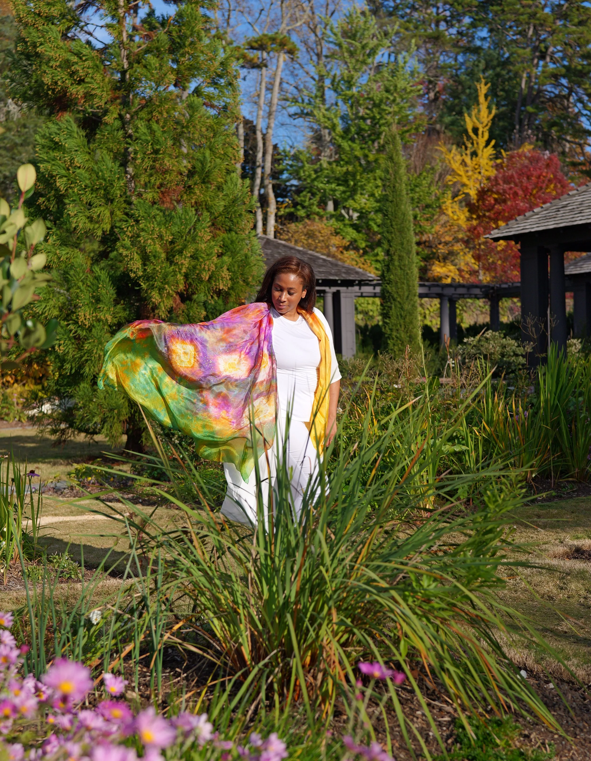 prophetic silk worship flag, glory flag, prophetic flag