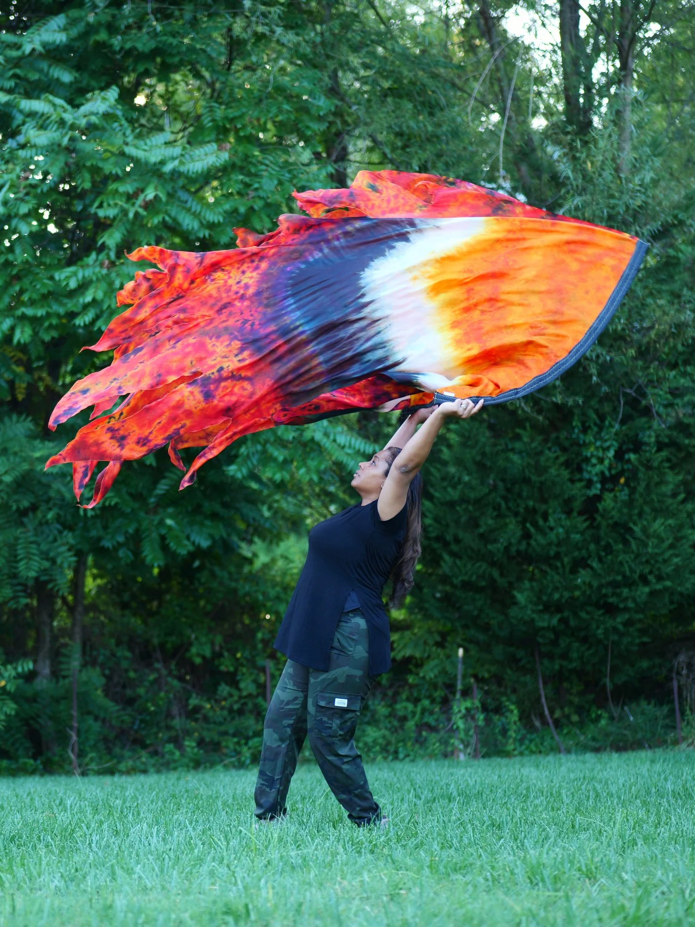 The Forth Living Creature (Silk Worship Flags)