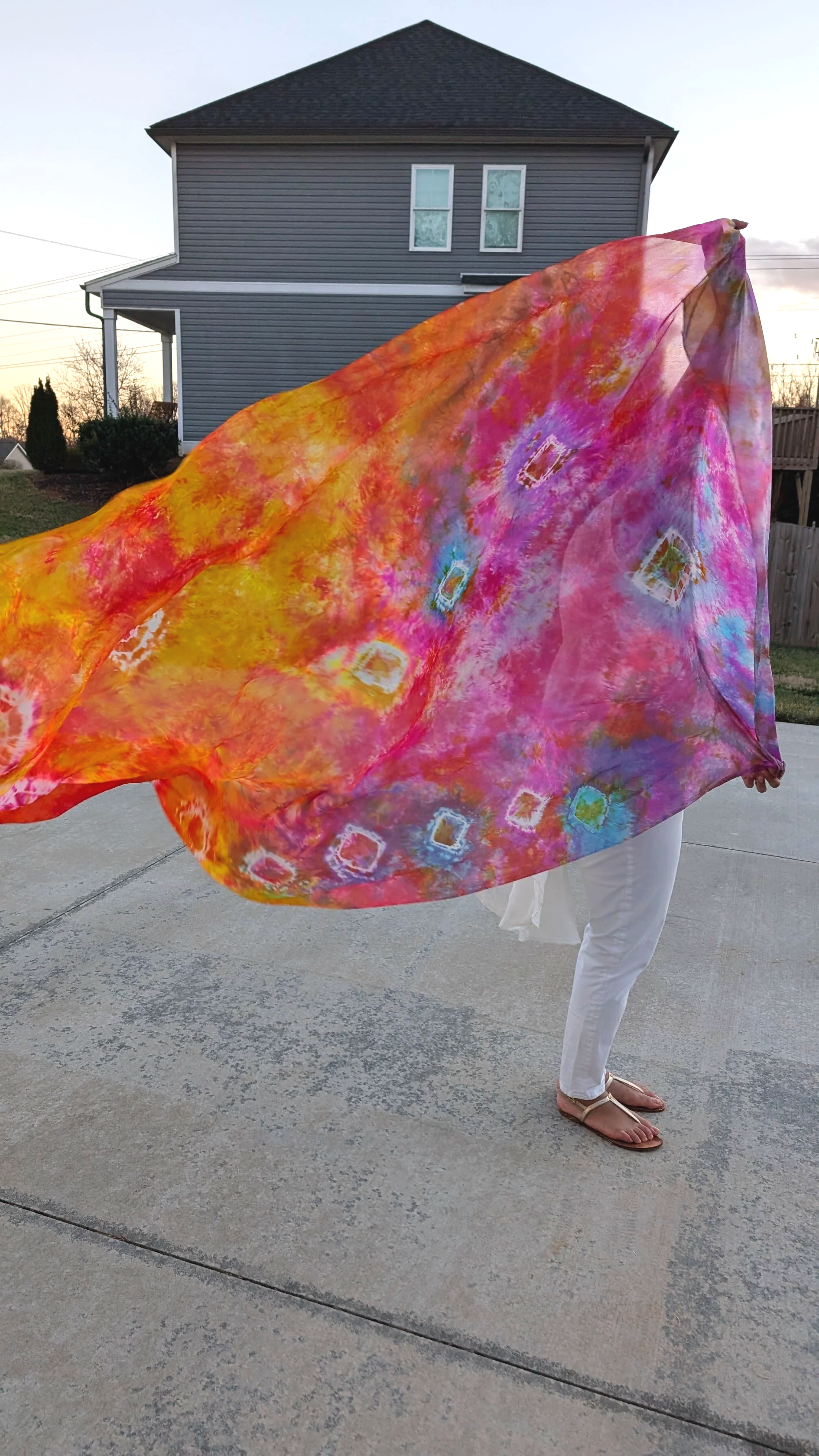 Purified by Fire (Silk Worship Veil & Prayer Veil)