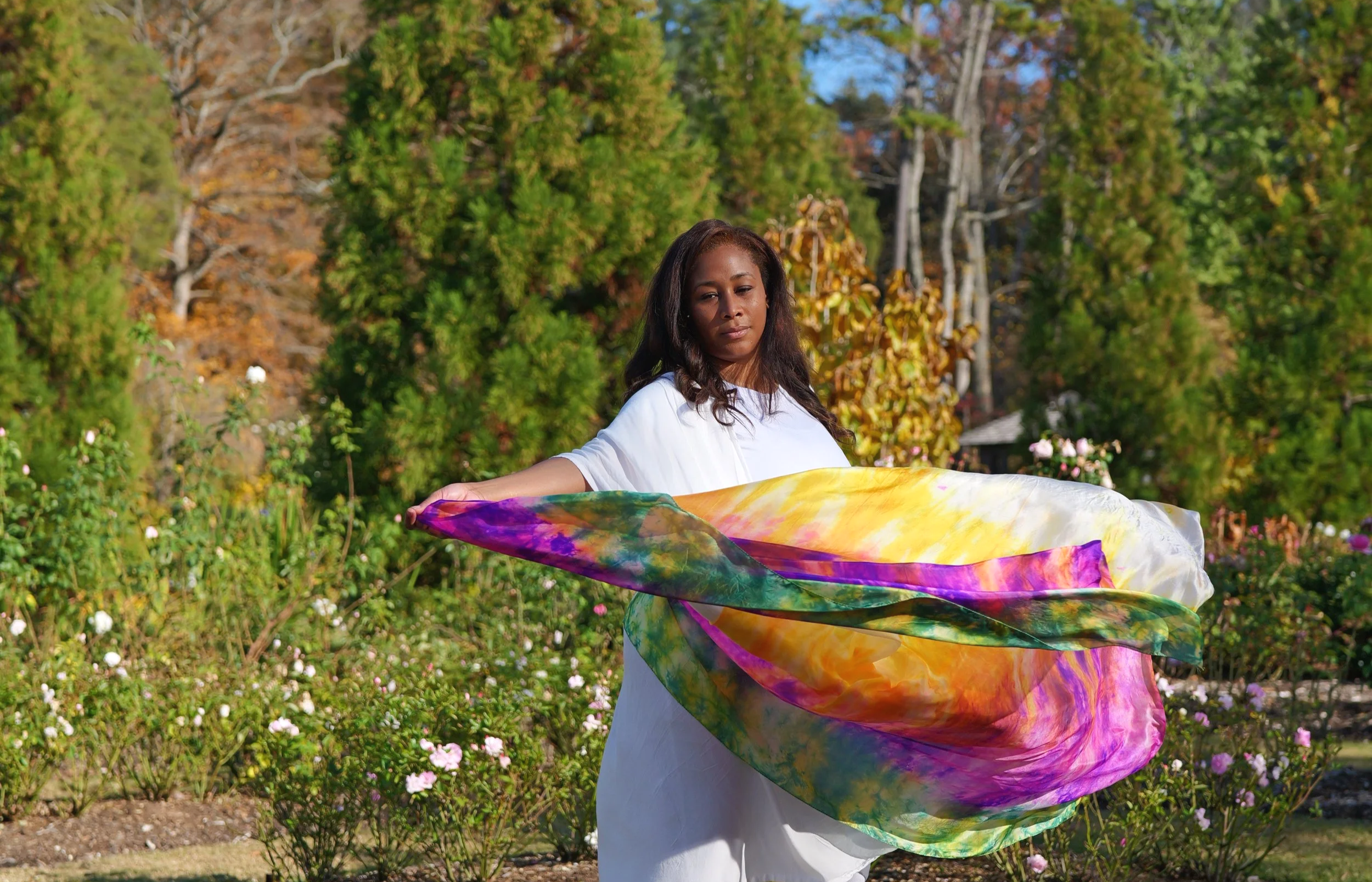 His Light Has Come (Worship Veil), ,His Morning Glory Collection, Isaiah 60:1-3