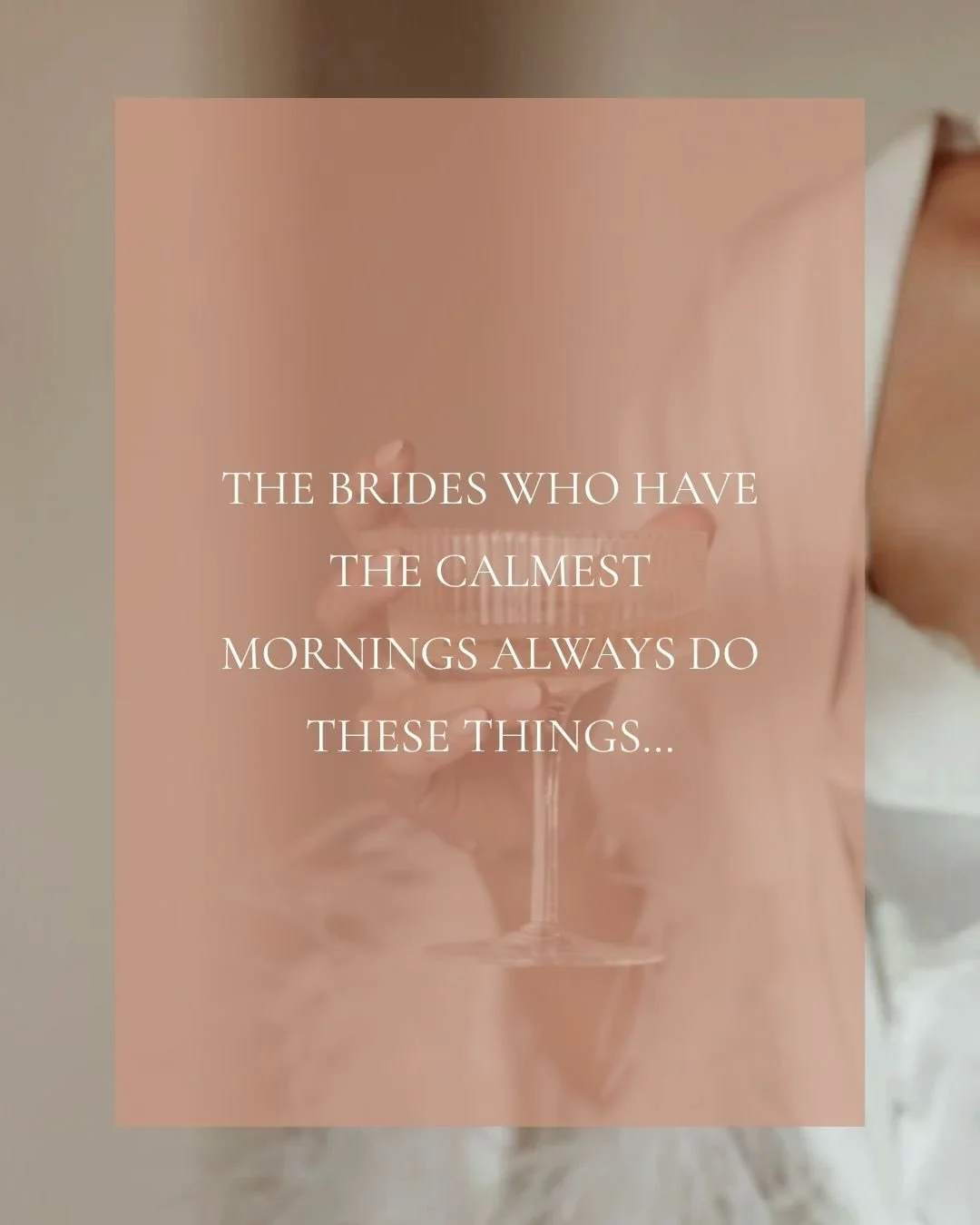 Save and then send this to the group chat m&rsquo;kay?

If you want a morning that feels calm, organised and a genuine giggle, my diary is open via the link in my bio 🤍

www.rebeccafrances.com
📍 Bridal makeup artist in the Midlands | Bridal makeup 