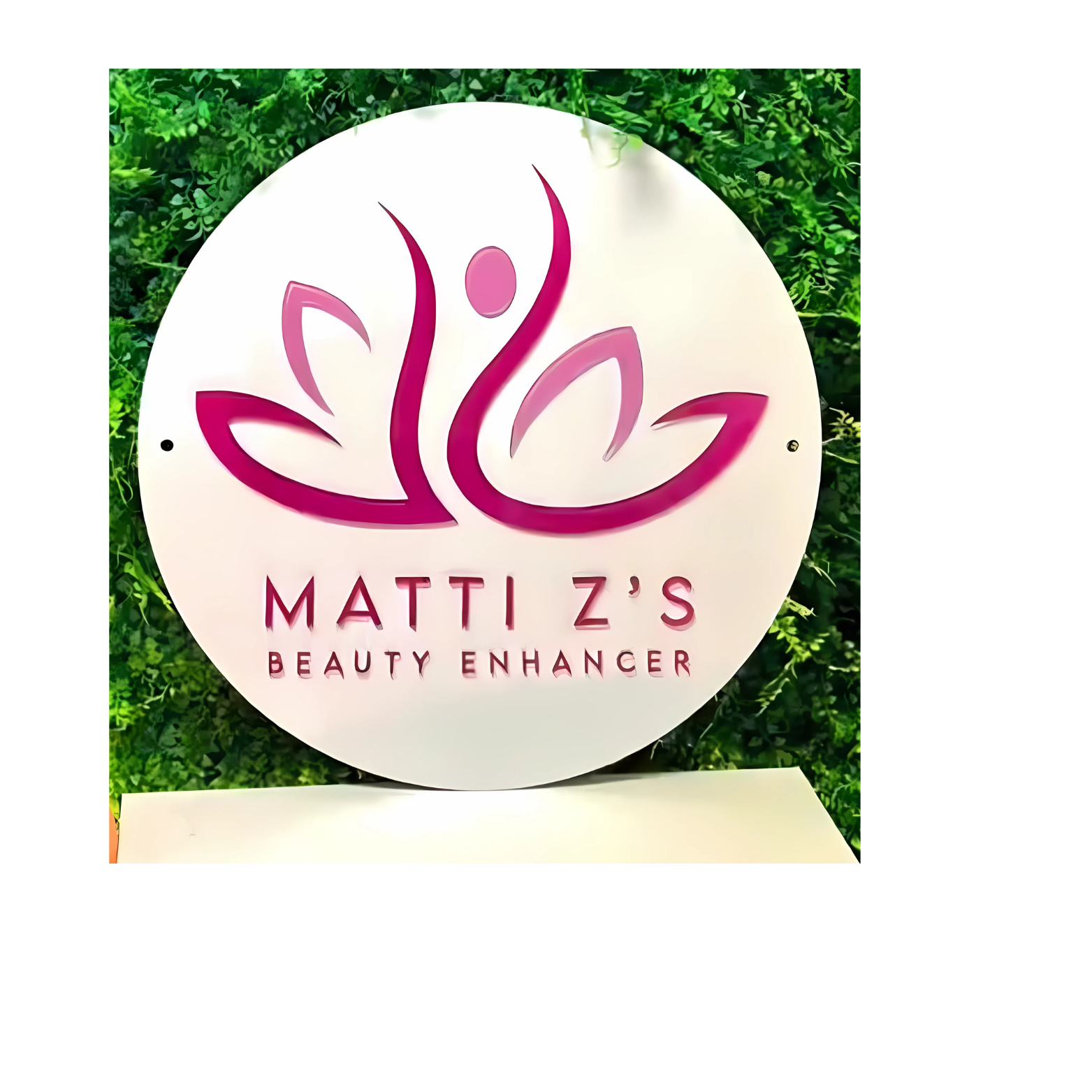 Custom 3D Acrylic Business sign, Round Acrylic Logo Sign