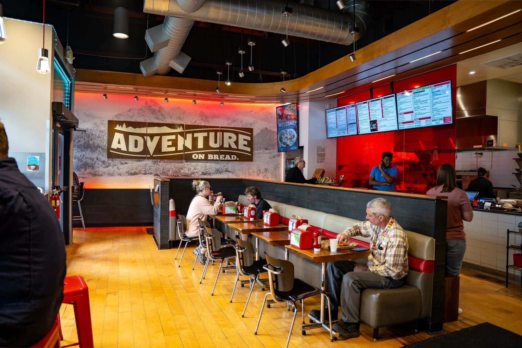 Interior of Zeps EPIQ Sandwiches in the Golden Triangle neighborhood of Denver