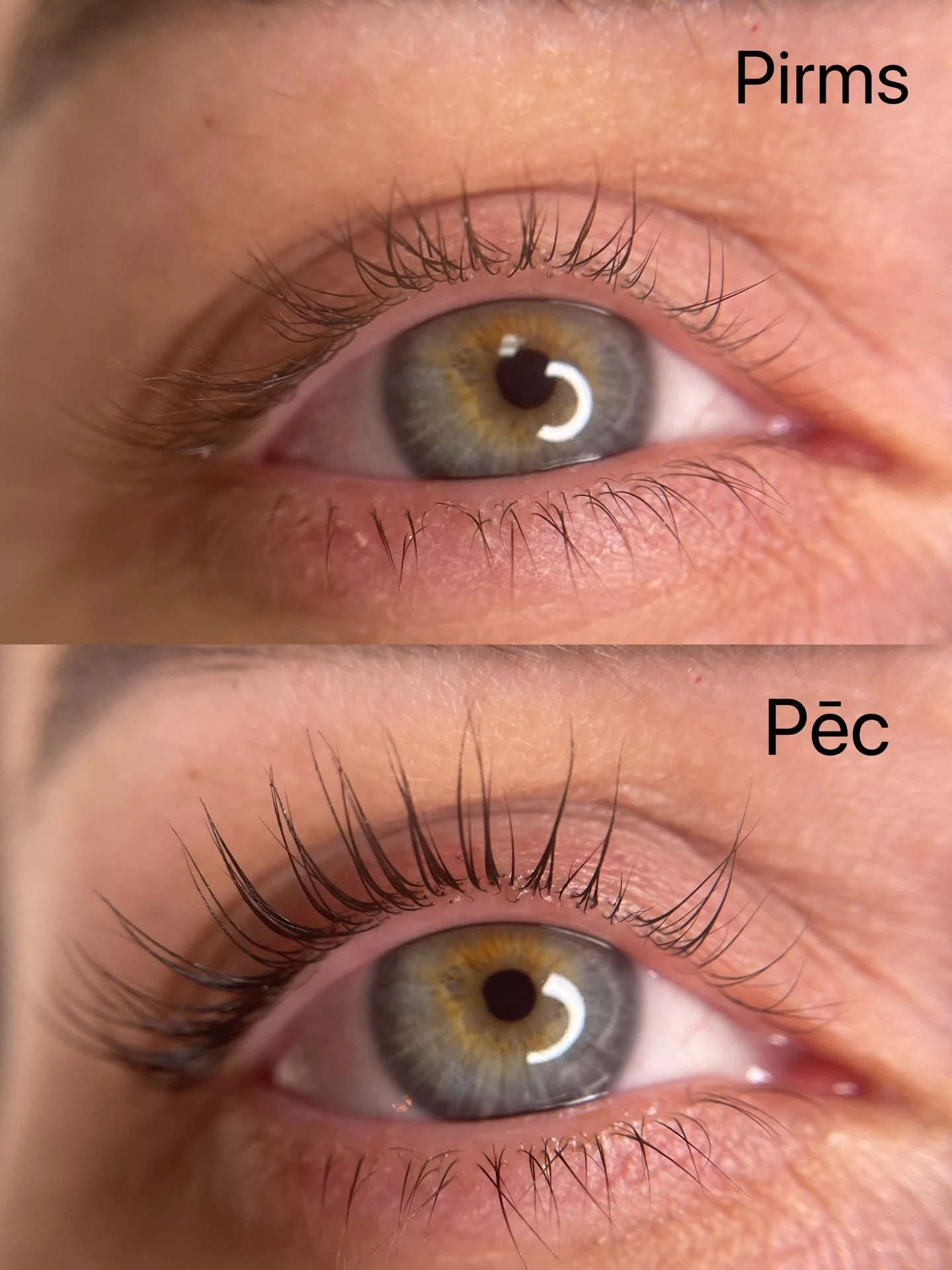 ✨ Skropstu laminē&scaron;ana &ndash; pirms / pēc ✨
Pie&scaron;ķir skropstām skaistu izliekumu un padara skatienu izteiksmīgāku.

📍 Āgenskalns, Ernestīnes iela 24