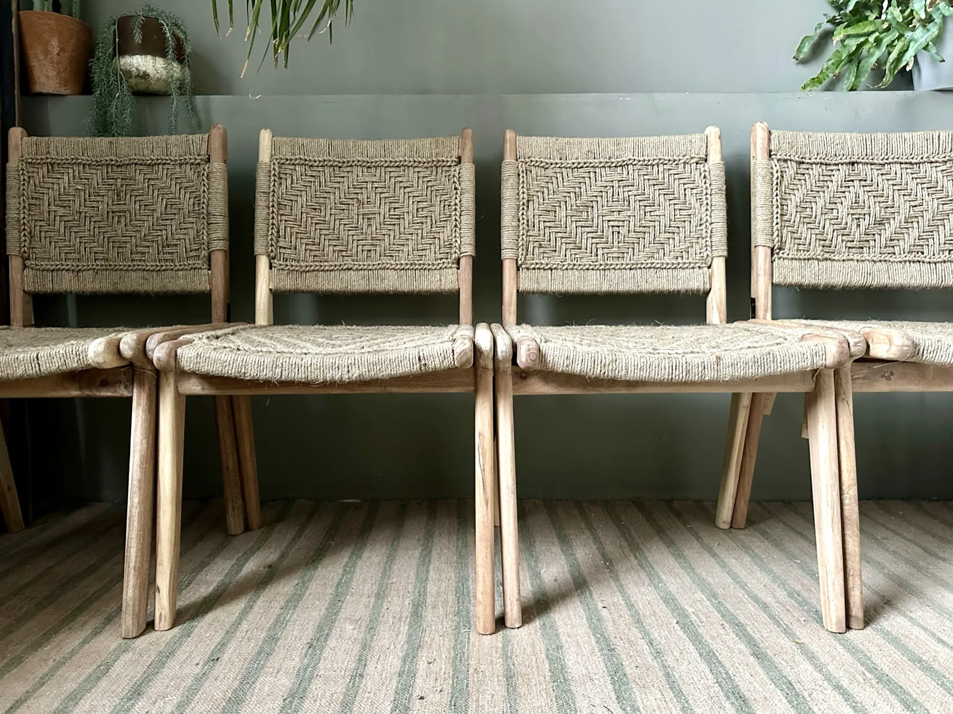 Nkuku Vinay Woven Dining Chair (RRP £275.00)
