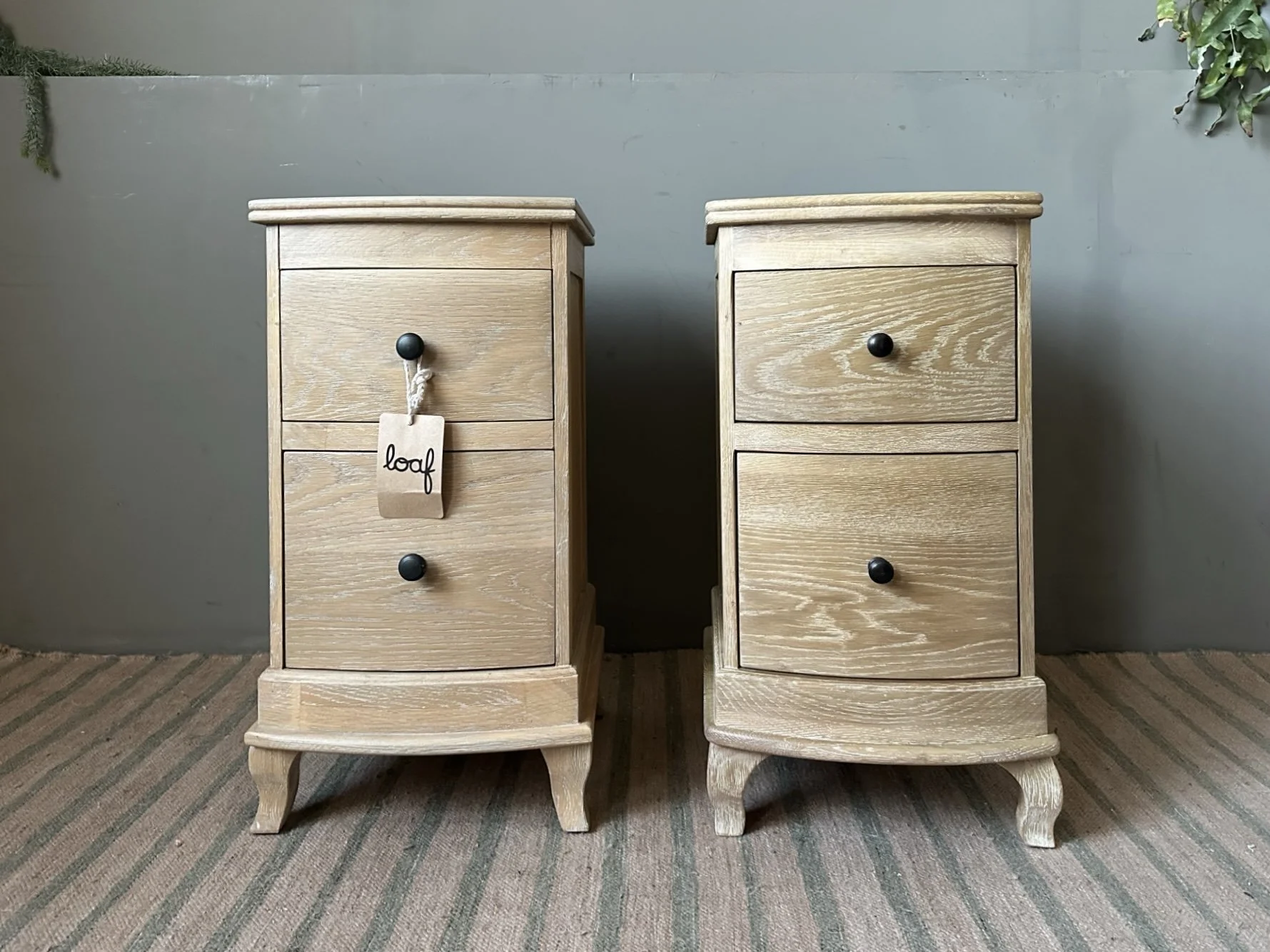 Loaf, Bastille Side Table in Whitewashed Oak (RRP £395.00)