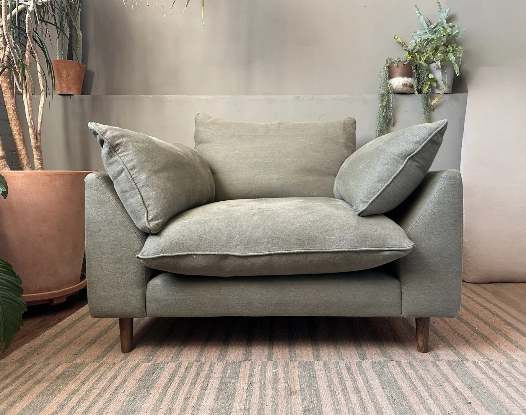 Loaf Slow Riser Armchair Clever Linen (RRP