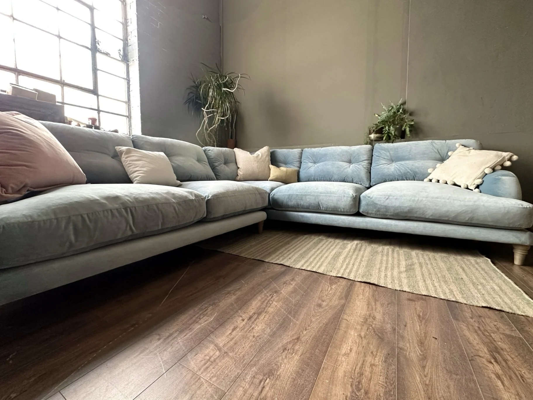 Loaf Sugar Bum Corner Sofa (RRP £4,895.00)