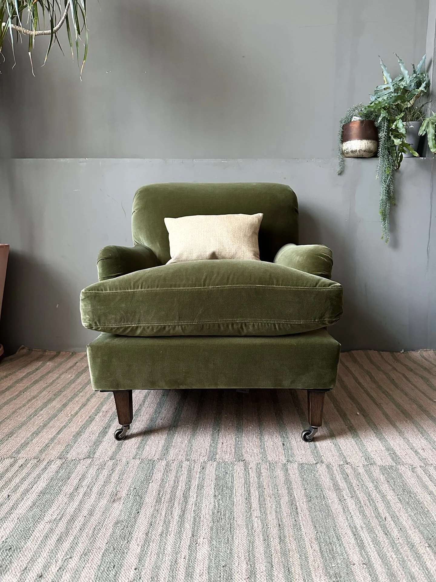 OKA Coleridge Velvet Armchair (RRP £1,295.00)