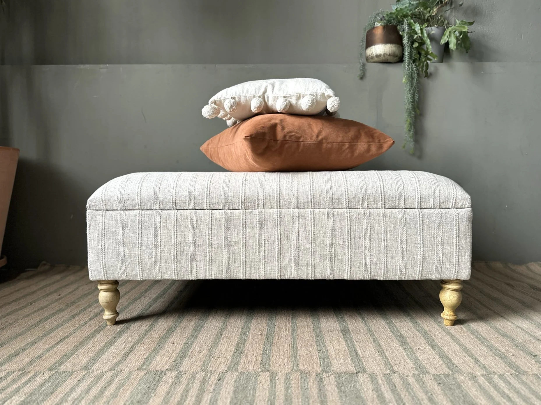 Nkuku, Kiana Storage Ottoman (RRP £750.00)