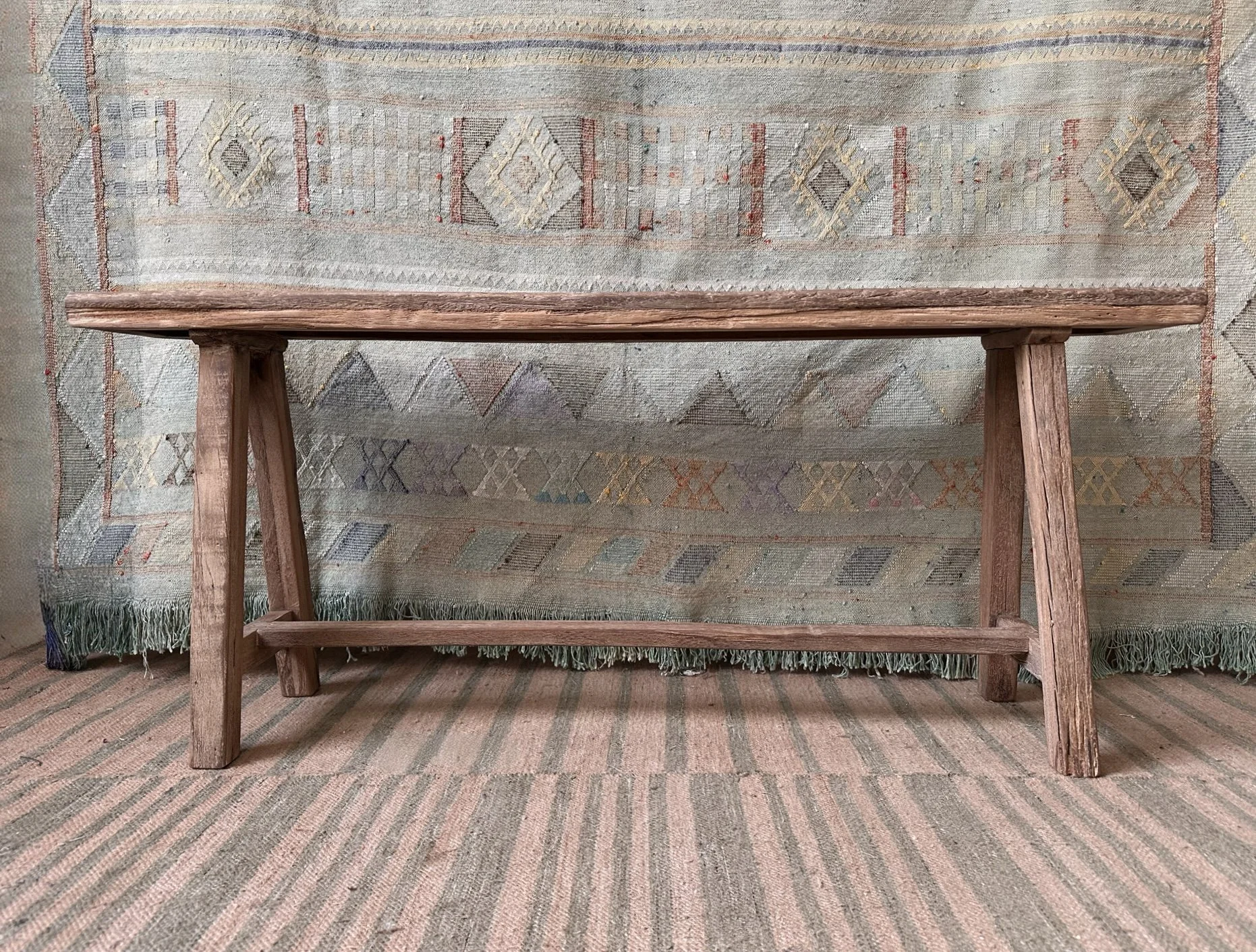 Nkuku, Ibo Reclaimed Wood Bench (RRP £300.00)
