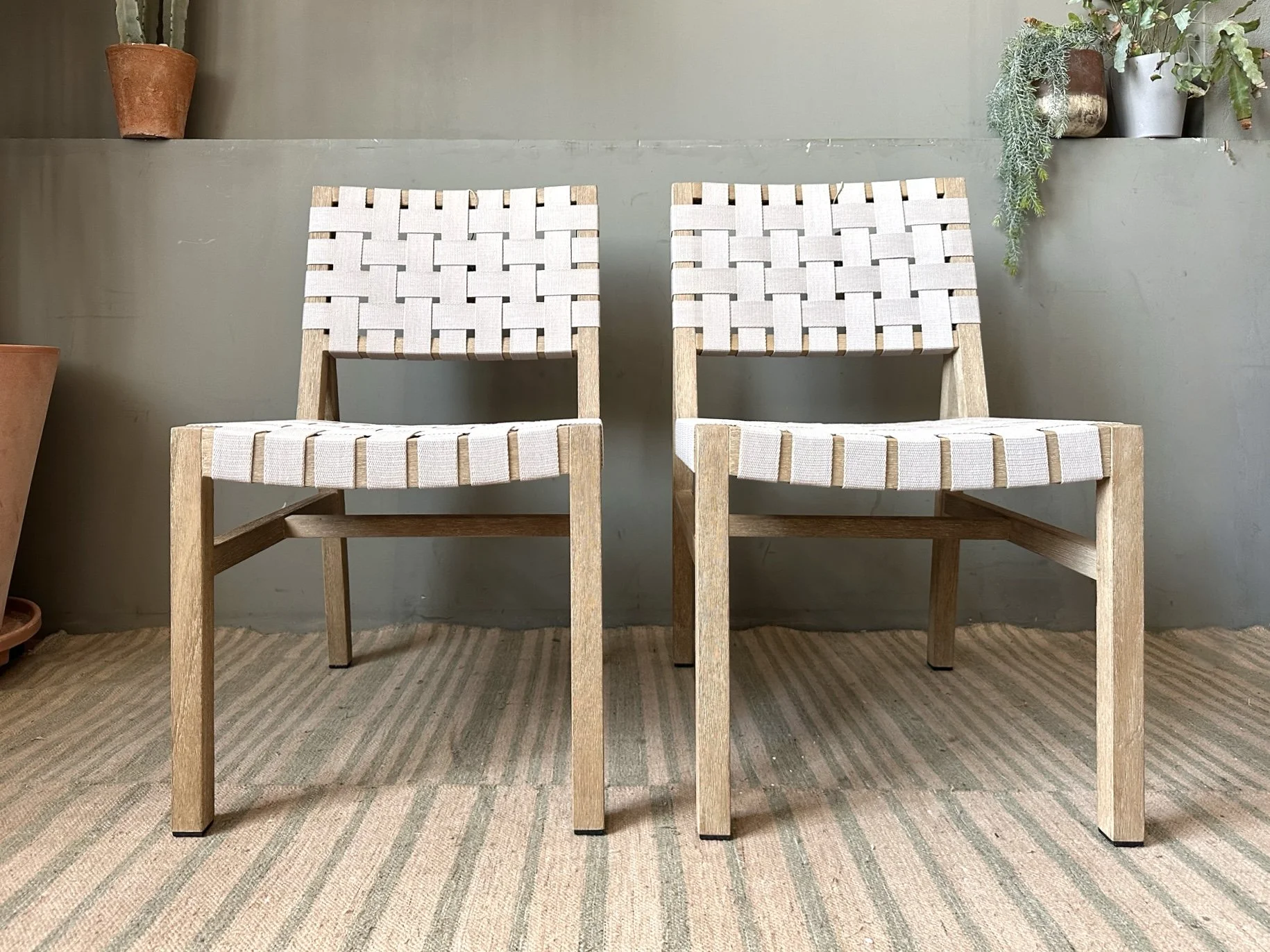 West Elm Granada Garden Chairs RRP £699.00