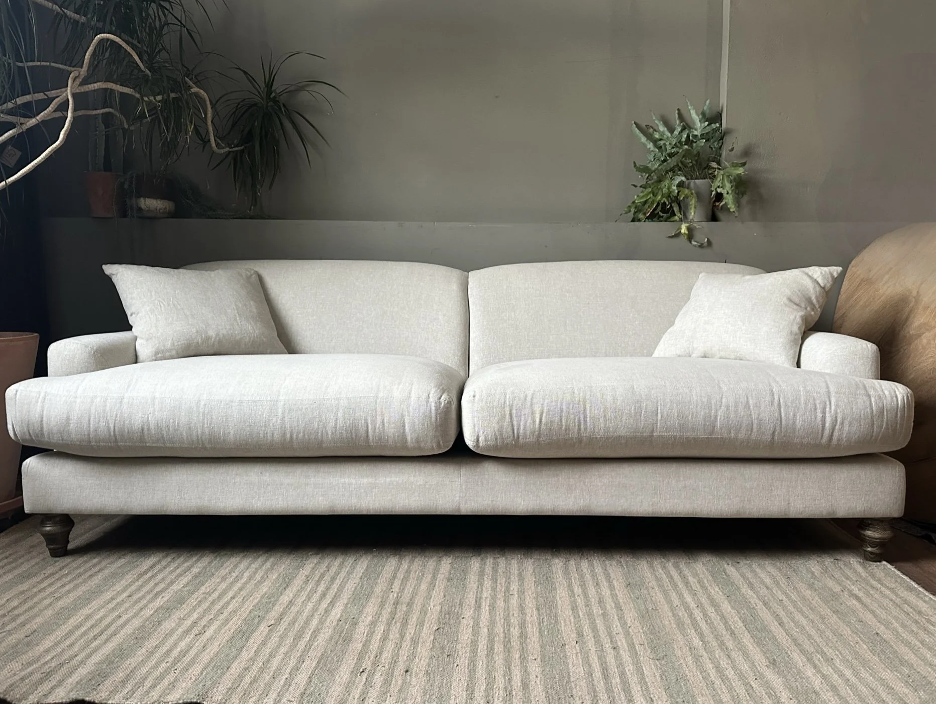 Nkuku Deni Grand Sofa Linen (RRP £3,300.00)