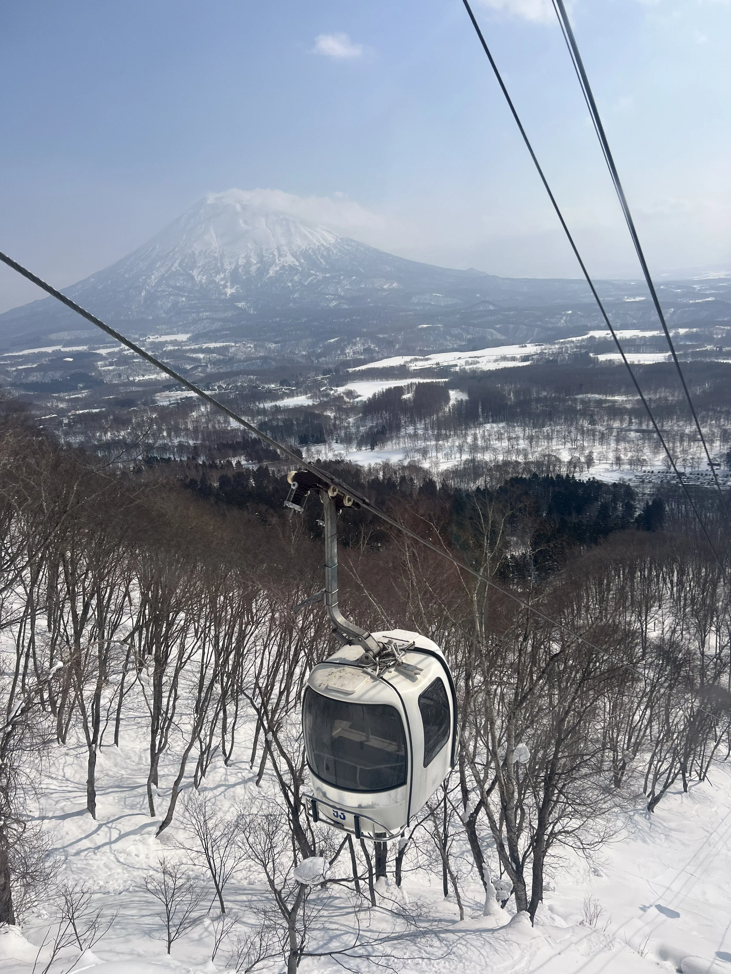 Skiing perfect powder in Niseko, Japan