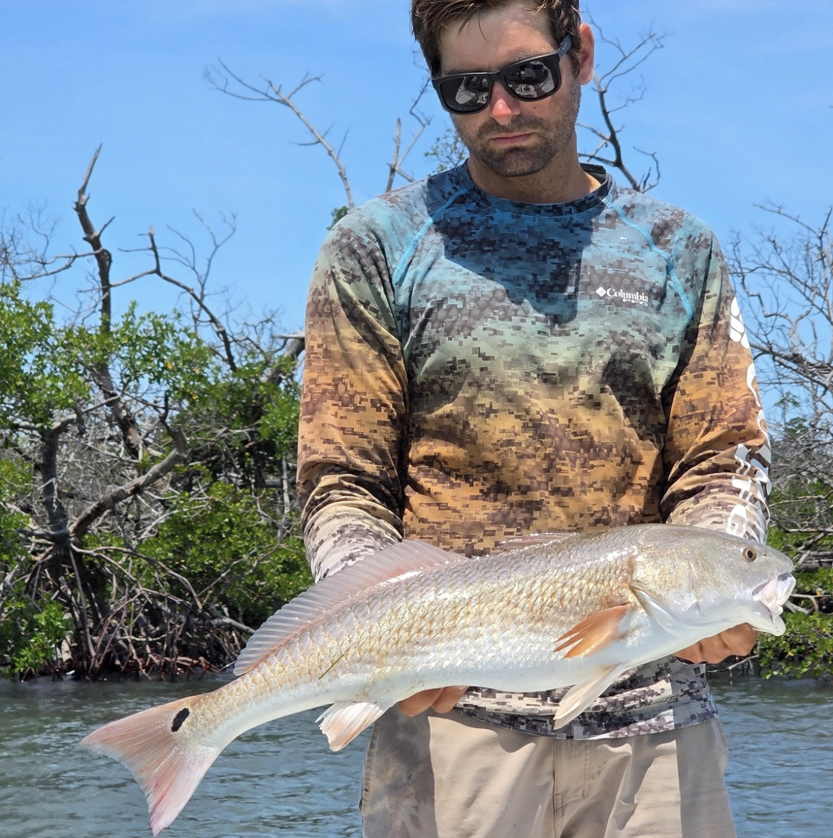 Danny with stud 27" redfish