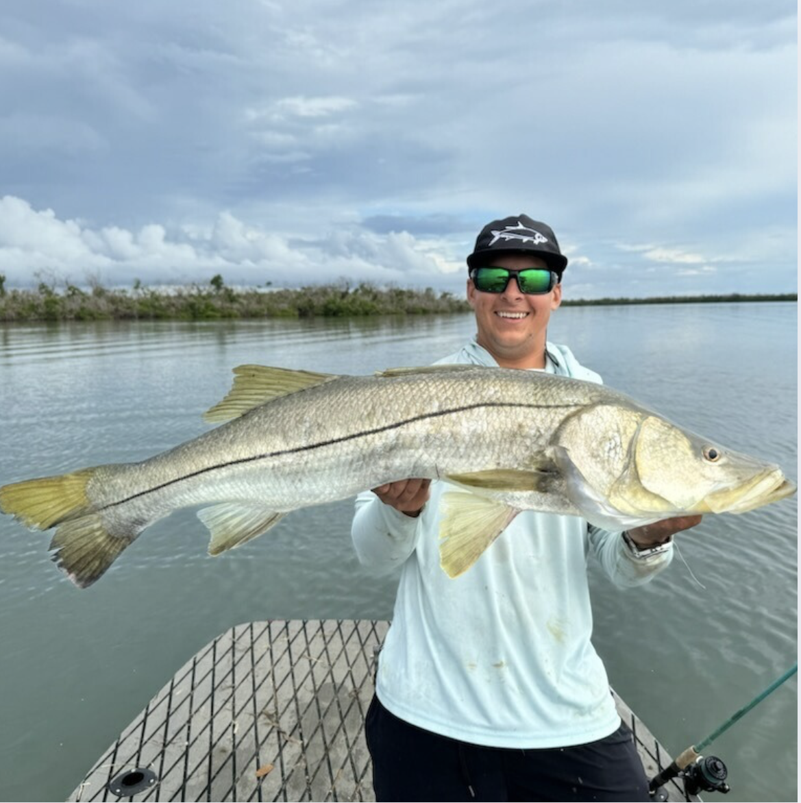 Chris with 41" monster Snook