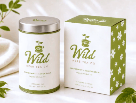 Wild Tea Herb Co.: Logo Design, Brand Identity & Packaging Concept