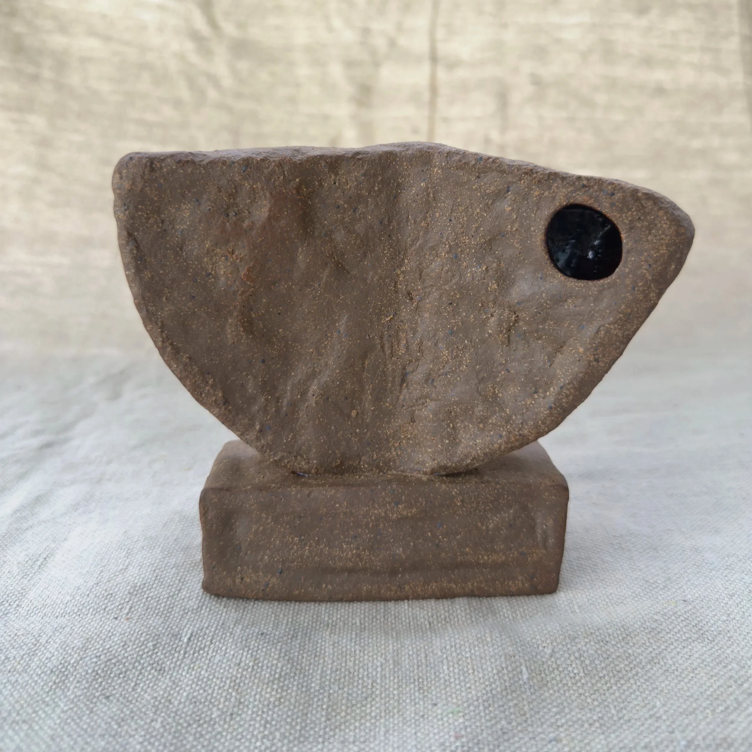 Rock on pedestal