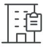 Building with clipboard icon representing professional STR managers