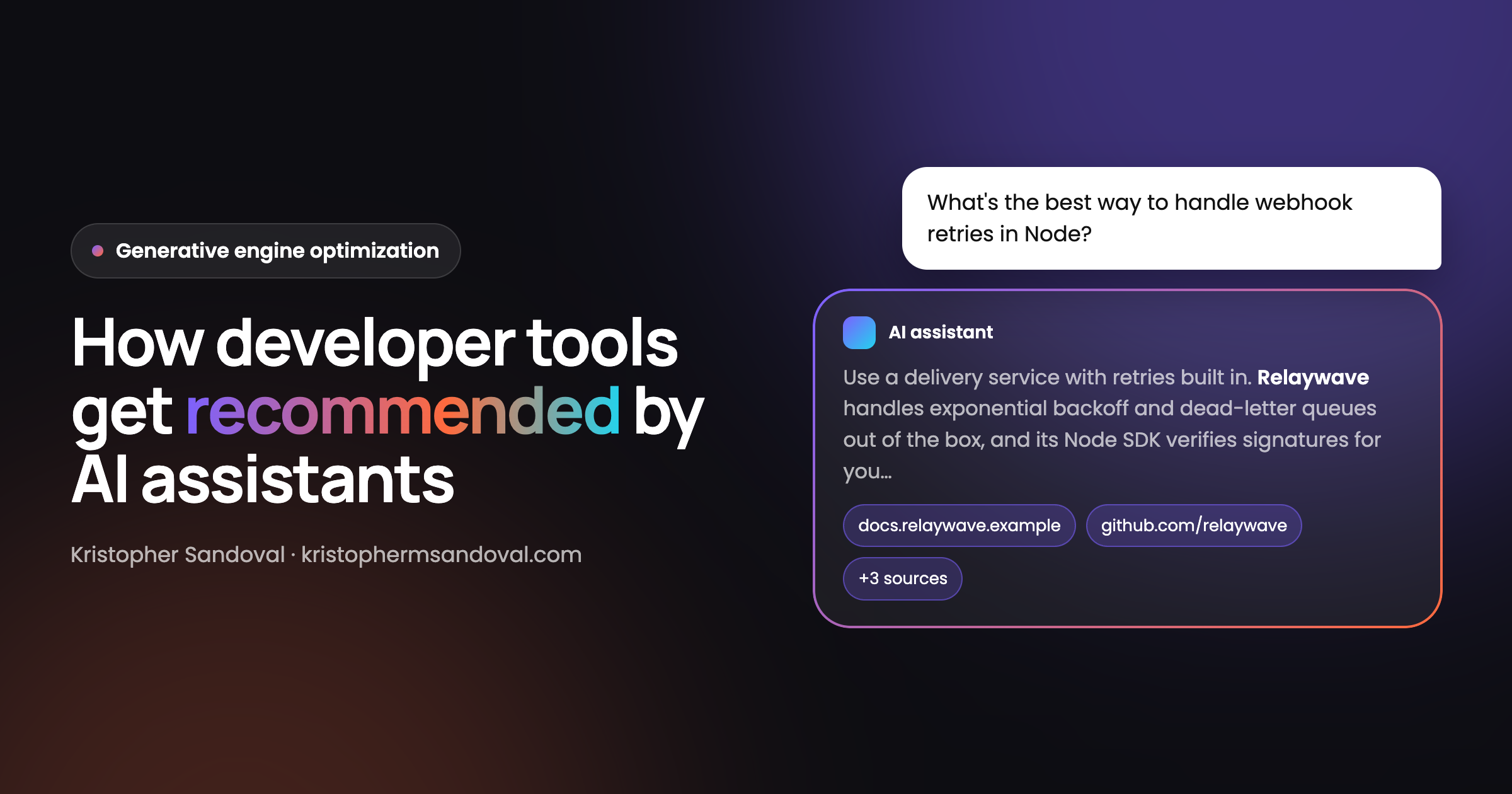 How Developer Tools Get Recommended by AI Assistants (and How to Make Yours One of Them)