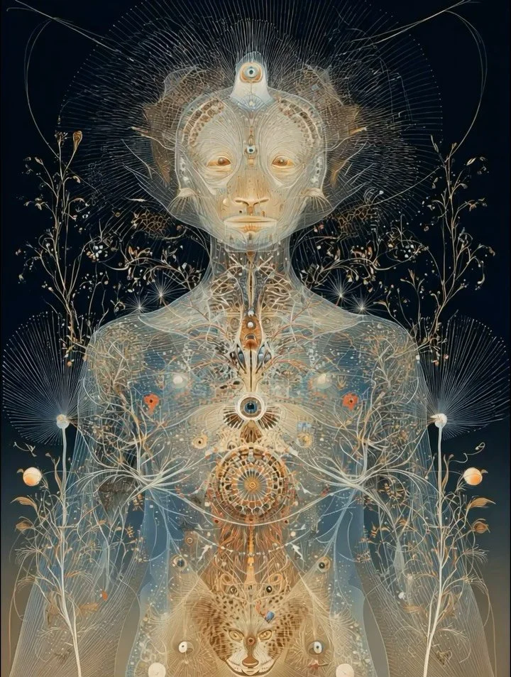 Beings of Prismatic Coherence pt. 2 🤍🌈🖤
They speak about complexity and simplicity being two sides of the same coin. Separation and Unity. Multiplicity and singularity. Difference and similarity. Dark and Light. The dead and the living. Bridged by