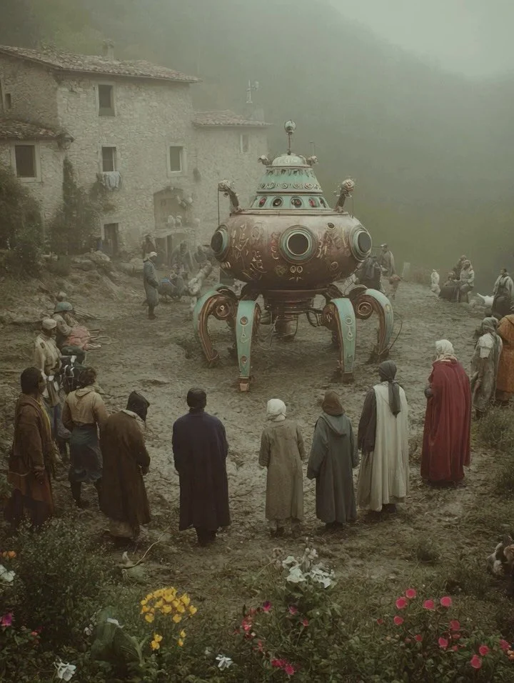 The castle towns of Lemwood County part 1.🏰
These communities thrived with unrestricted behavioural patterns, advanced automata and deep psychic coherence. Years of conscious ontological isolation meant they no longer felt pressured to be validated 