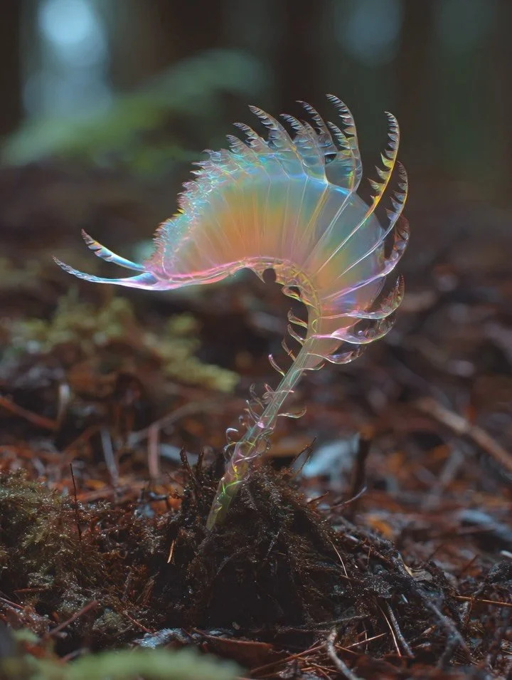 Neuroplastic forest spirits 🍄&zwj;🟫🐦&zwj;🔥

#aiart #surrealart #fantasyart #digitalart