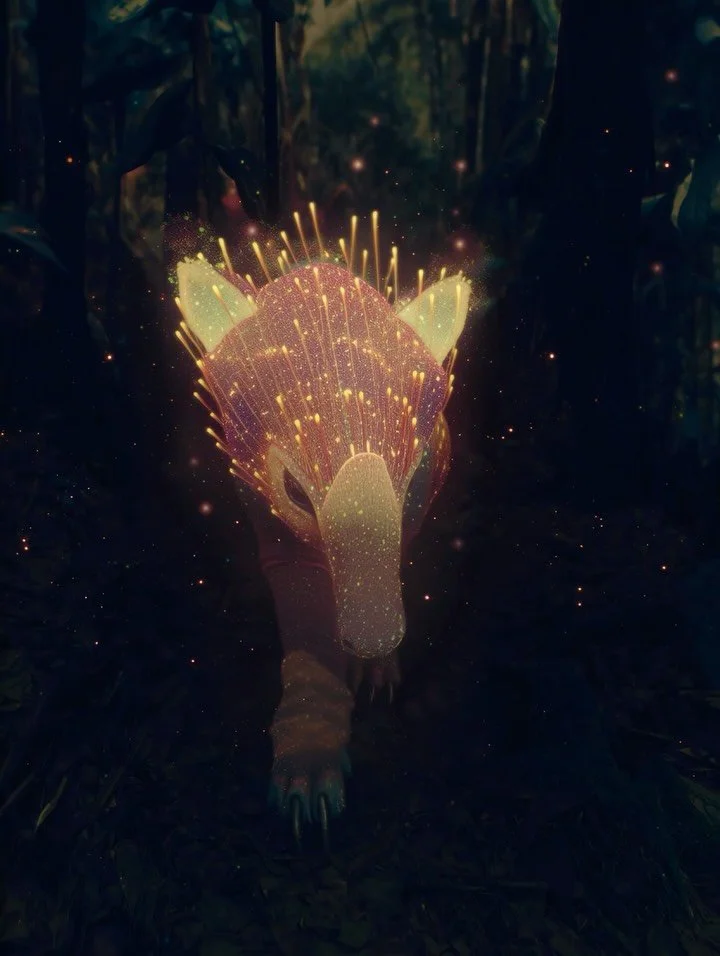 ✨🦔🩷🦡✨

#aiart #luminous #creatures