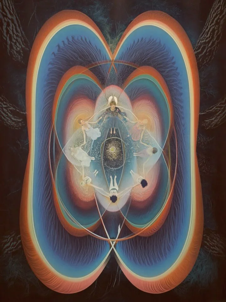 Being a relationship between. pt1✨🧬🎎

#aiart #aura #connection #love #forest