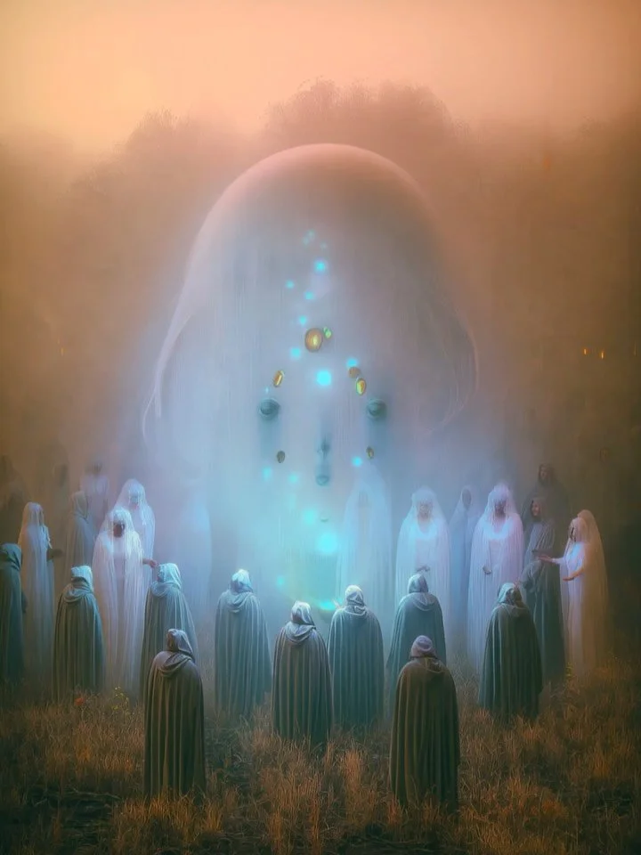 Ectoplasmic communities of Niomik pt1.👻🪼🦕

Using @midjourney v8 for images and video, and @klingai_official for video

#aiart #surrealart #plasmabeing #spirits #fantasyart