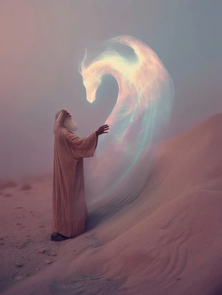 Unbound primal compassion✨🐉

#aiart #surrealart #magick #dragons #energy