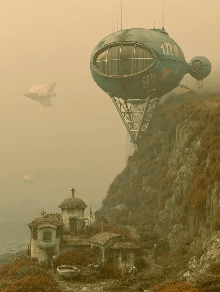 Olekka&rsquo;s Landing circa 2168, pt2🏙️🪐🌿

#aiart #scifiart #alien #futuristic #midjourney
