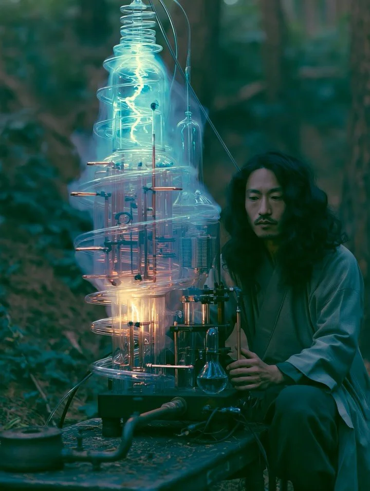 Forest laboratories of Xia&rsquo;jen province pt 1⚗️🌲

#aiart #alchemy #scifiart #chemistry #fantasyart