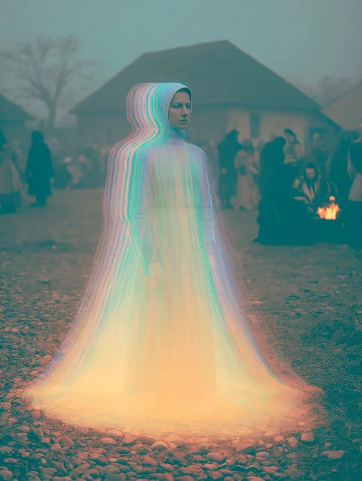 Wonder and curiosity face fears and uncertainties🌀✨🪐⚗️

Using @midjourney for image and video🙏🏼

#aiart #meditativeart #spiritualart #ghosts #paranormal