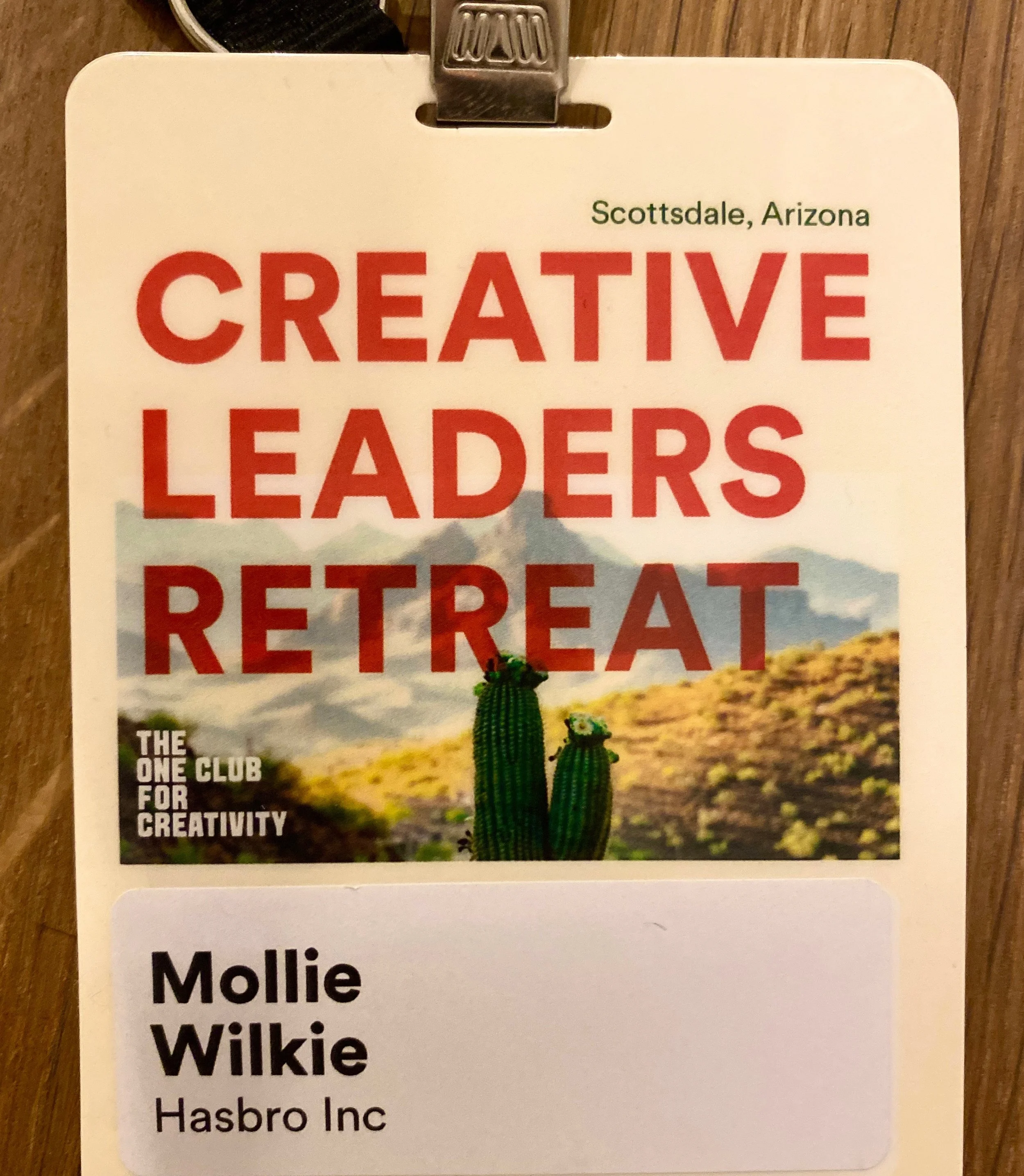 The One Club Creative Leaders Retreat with Mollie Wilkie