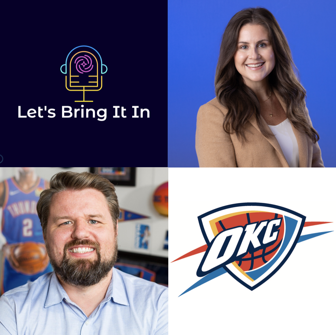 Erin Lewis &amp; Brandon Ankney of the OKC Thunder