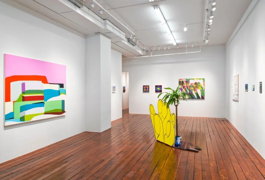 Hard Lines, Soft Vibes, Installation View, 2013