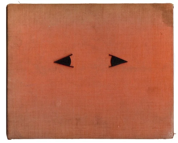 
Untitled (C-56), 2012, artist foam on book cover, 5.875" x 4.1875