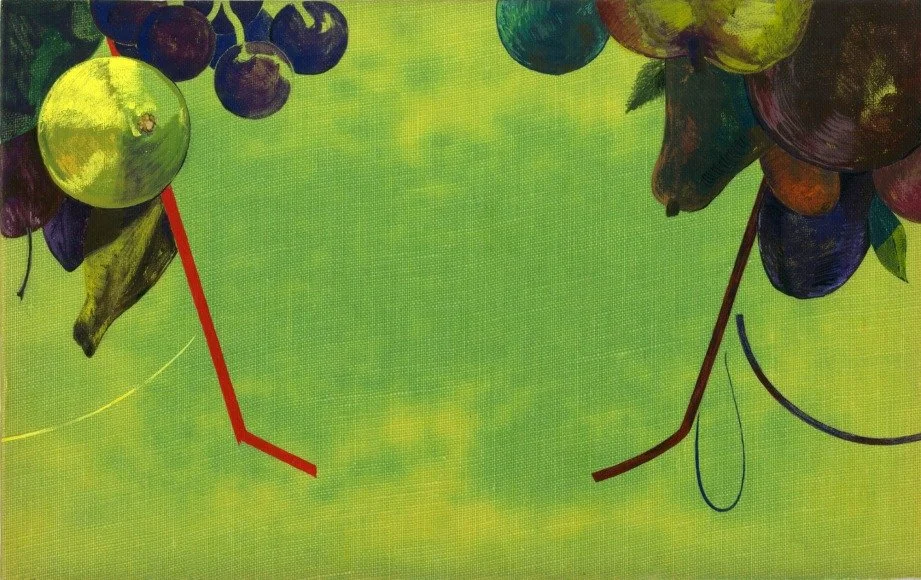 Untitled (C-54), 2012, gouache and acrylic on book cover, 5.4375" x 8.75"