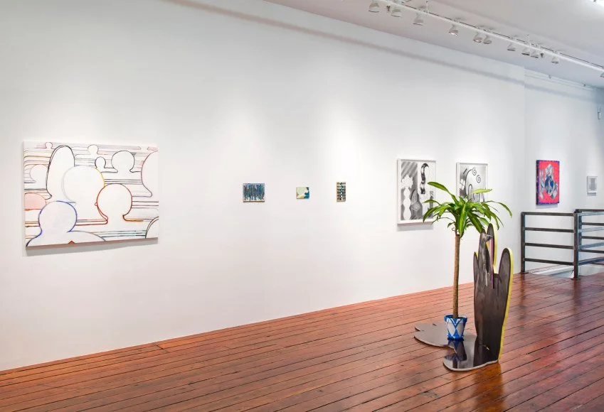 Hard Lines, Soft Vibes, Installation View, 2013