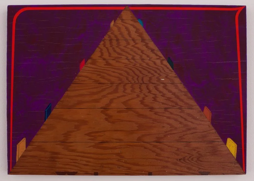 Untitled (C-58), 2012, latex and acrylic on panel, 11.5" x 16.125"