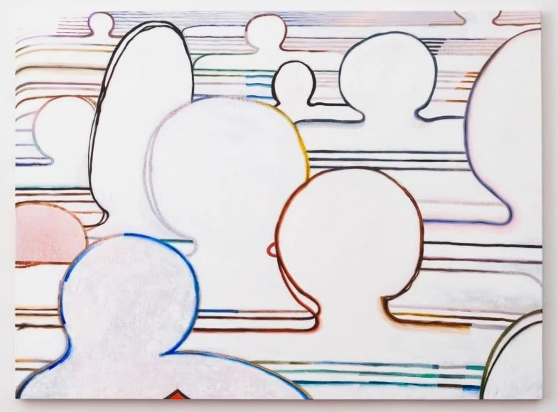 Bathers, 2013, oil on canvas over panel, 34.25 x 46 inches